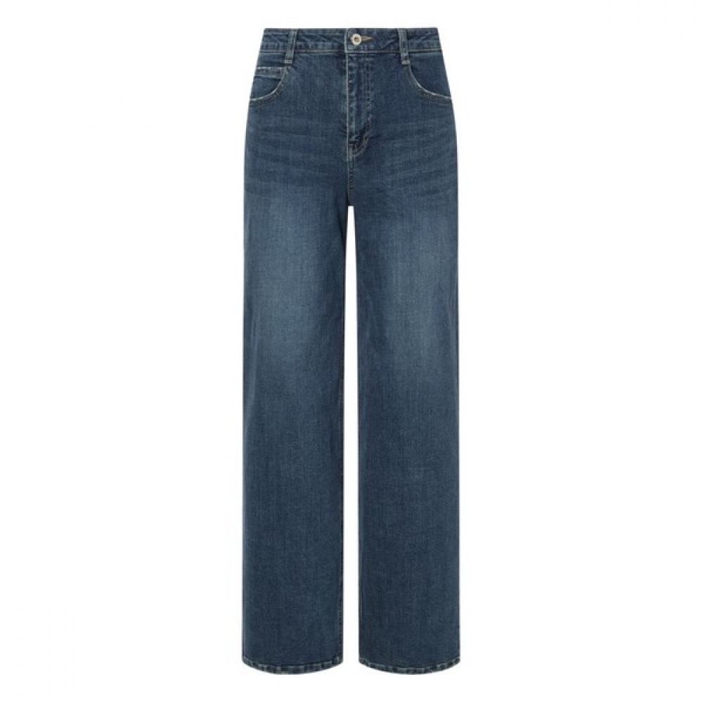 (ヘッジズレディース) 25SS エッセンシャルワイドデニムパンツネイビー HSPA5A181N2