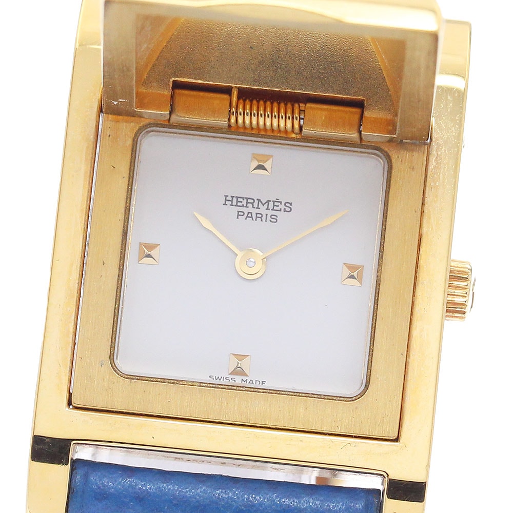 エルメス HERMES メドール クォーツ レディース _893784【中古】