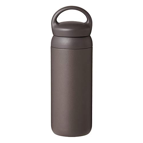 KINTO (キントー) デイオフタンブラー 500ml ダークグレー 真空二重構造 保温保冷効果 水筒 21096