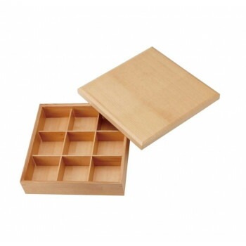 光洋陶器 花伝 九つ仕切り 箱 木製 54650093