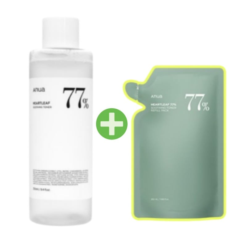 ドクダミ77%スージングトナー 計 700ml(本品350ml+ 詰め替え350ml)