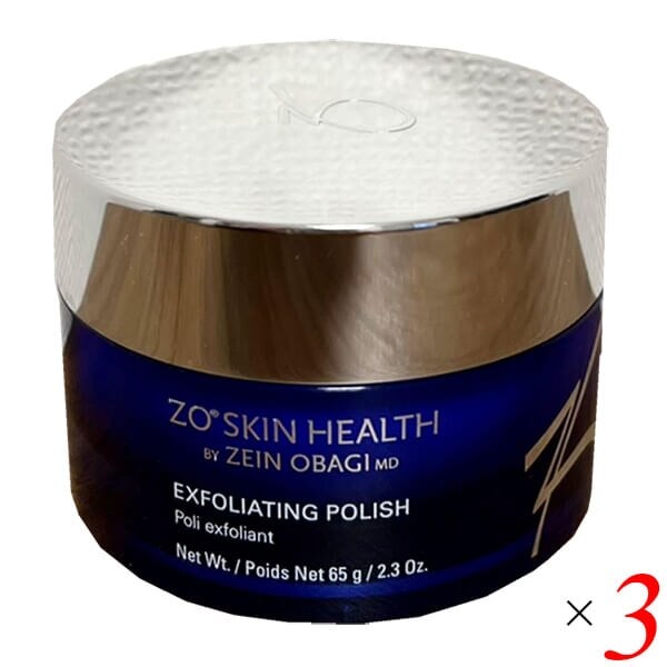 ゼオスキン エクスフォリエーティングポリッシュ 65g 3個セット