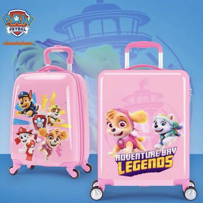 【急速出荷!】ワンワンチーム大功軽便漫画女の子子供旅行スーツケース女の子学生スーツケース