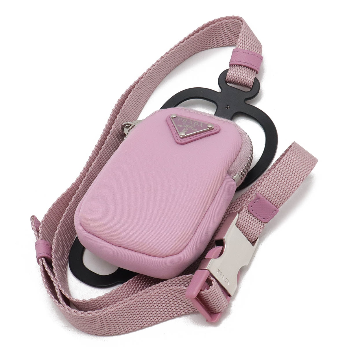 スマートフォンケース モバイルケース 携帯 ネックストラップ ナイロン PRIMULA ピンク シルバー金具 1ZT01