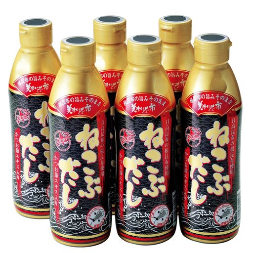TV通販で放送「ねこぶだし」450ML×6本セット レシピ付き 北海道とれたて!美味いもの市