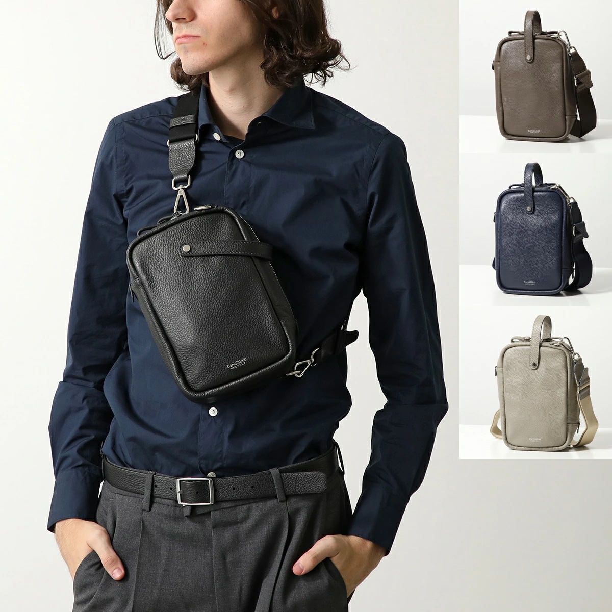 DANIEL&BOB ダニエルアンドボブ ボディバッグ ACCOPIATO アルチェアコピアート U 513 15 1 2323 メンズ ハンドル付き クラッチバッグ 鞄 カラー4色
