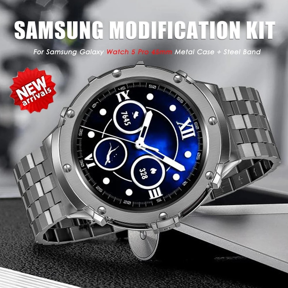 サムスンギャラクシーウォッチ用メタルケース,45mm,45mm,ステンレススチール,サムスン用 5,549円