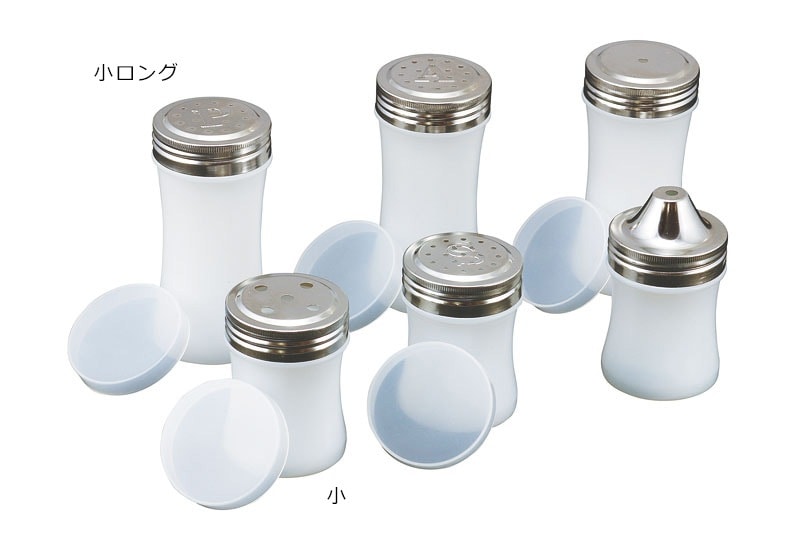 （まとめ買い）猪熊製作所 ポリエチレン鼓型調味料缶 小ロング パウダー缶 [x3]