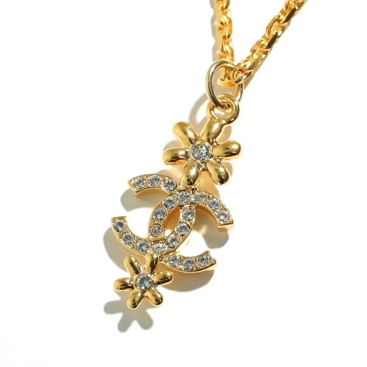 CHANEL シャネル ネックレス ABB330 B13556 レディース ペンダント ココマーク CCマーク フラワー アクセサリー NQ117