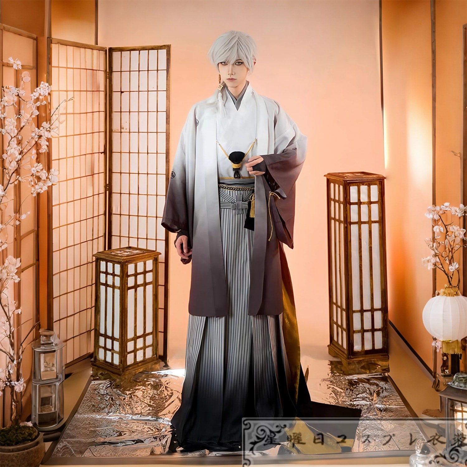 サイレントヒルf 狐面の男 常喜寿幸 コスプレ衣装 コスチューム