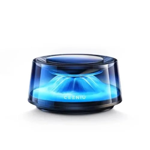 CEENIU 車 芳香剤 充電式アロマディフューザー 2025新型【4Dシンクロ香り体験・自動ON/OFF】6ヶ月分精油付き フランス産天然香料 ふんわりと香る ギフト CF8 Car Diffuse