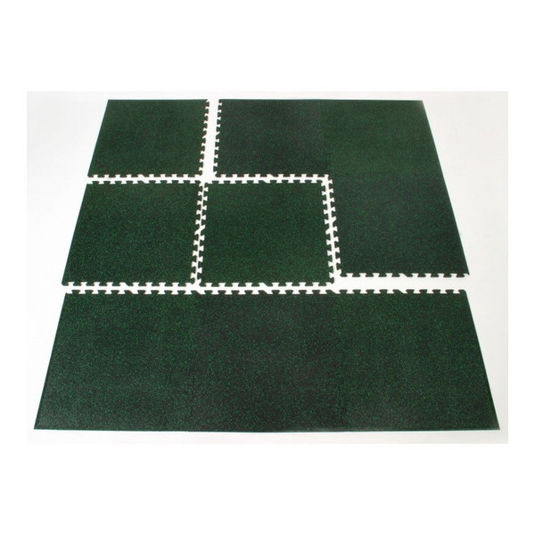 エバニュー ETB077 500 Bサイド ジョイント式エコマットカラー 緑 【法人限定】 メーカー直送 9,525円