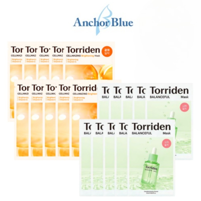 バランスケアシカマスク + ビタC ブライトニングマスク シカケア / 保湿 / 潤い / スキンケア / 肌のバランス / 明るさ / 透明感