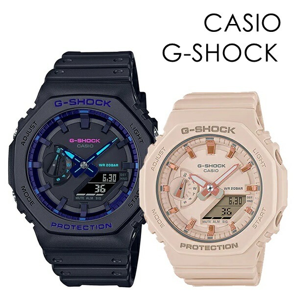 ペアウォッチ ペアルック CASIO G-SHOCK お揃い 恋人 カップル おしゃれ アウトドア カシオ Gショック ペア 時計 メンズ レディース 腕時計 手表 アナデジ コンパクト 薄型ケース