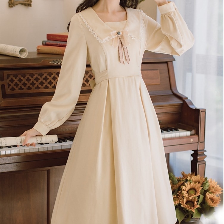 お嬢様ワンピース クラシカルワンピース レトロワンピース ミディアム丈ワンピース スカート ワンピース シャツ オールインワン ロングスカート フレアスカート シャツワンピース ロング ロング丈