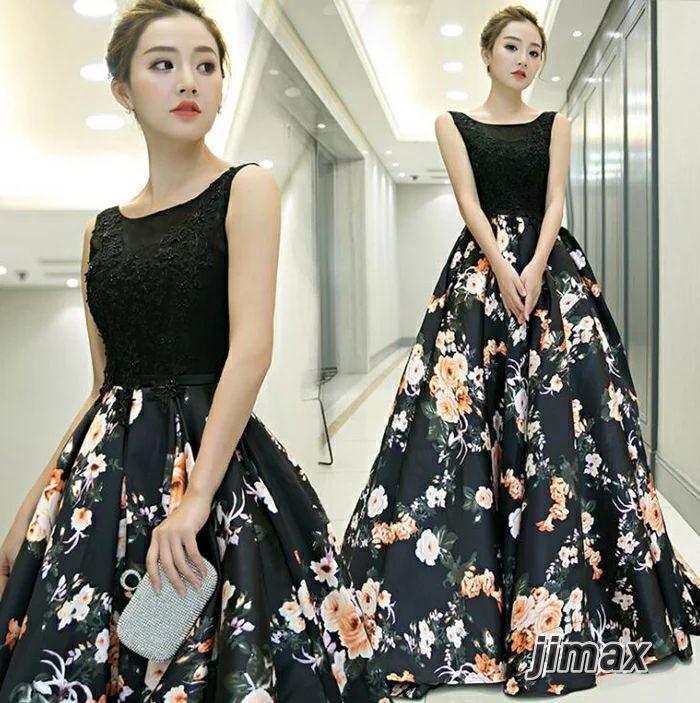 パーティードレス ロングドレス 花柄 ワンピース パーティドレス 袖あり ウェディングドレス ウエディング ドレス 二次会 花嫁 ブライズメイド お呼ばれ ワンピース ミモレ丈 エンパイア結婚式 入学