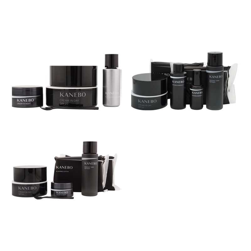 クリーム イン デイ キット[3種類から選べる]フェイスクリーム 美容液 化粧水 コットン スキンケアセット ミニサイズ[ギフトラッピング対応]