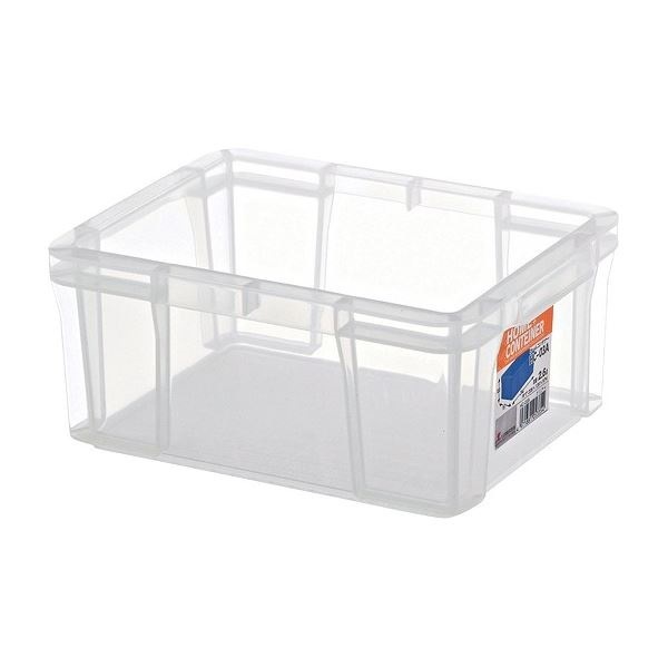 40セット ホームコンテナー/コンテナボックス HC-03A クリア 材質：PP 汎用 道具箱 DIY用品 工具箱