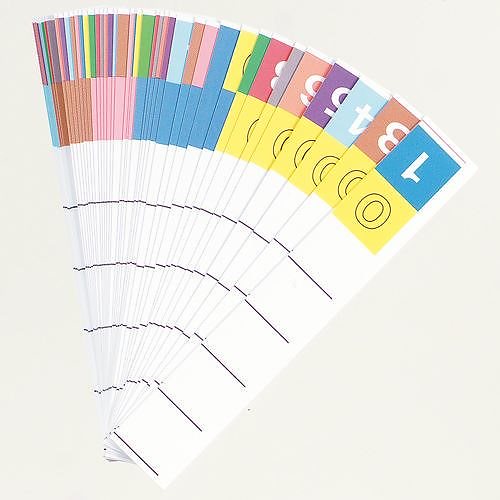 （まとめ買い）カラーナンバー見出し紙（100枚入） HK-761 00062606 [x3]