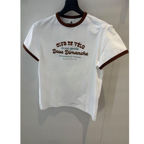ユニ・ルフレッシュ・ルーズフィット・リンガー半袖Tシャツ QR223LRS43 CRM
