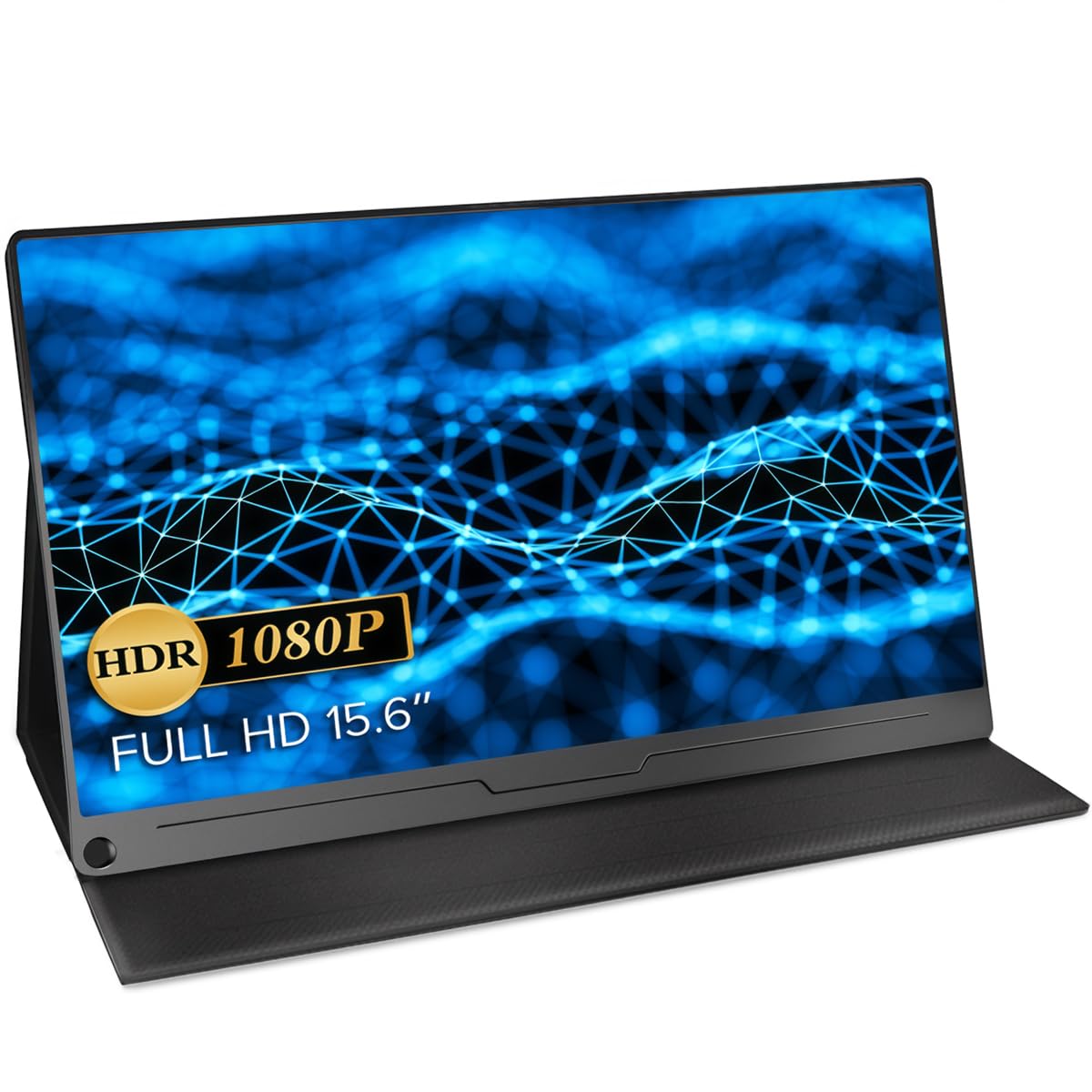 モバイルモニター 15.6インチ 1920*1080 ゲーミング用 ポータブルディスプレイ IPS液晶パネル 薄型 軽量 ペンホールスタンド VESA 保護カバー USB Type-C