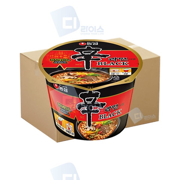 /辛ラーメンブラック/101g/カップ麺/インスタントカップ麺/1箱