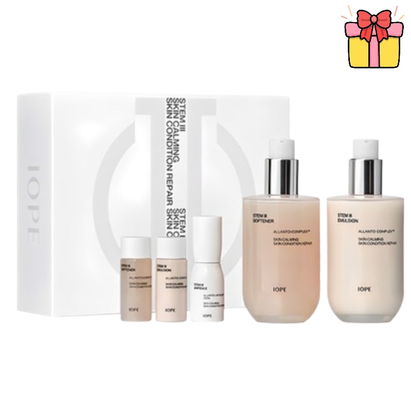 [韓国人気] NEW ステム3 基礎化粧品 2種セット トナー ソフナー トナー エマルジョン 肌ケア スキン 保湿 韓国コスメ 正規品