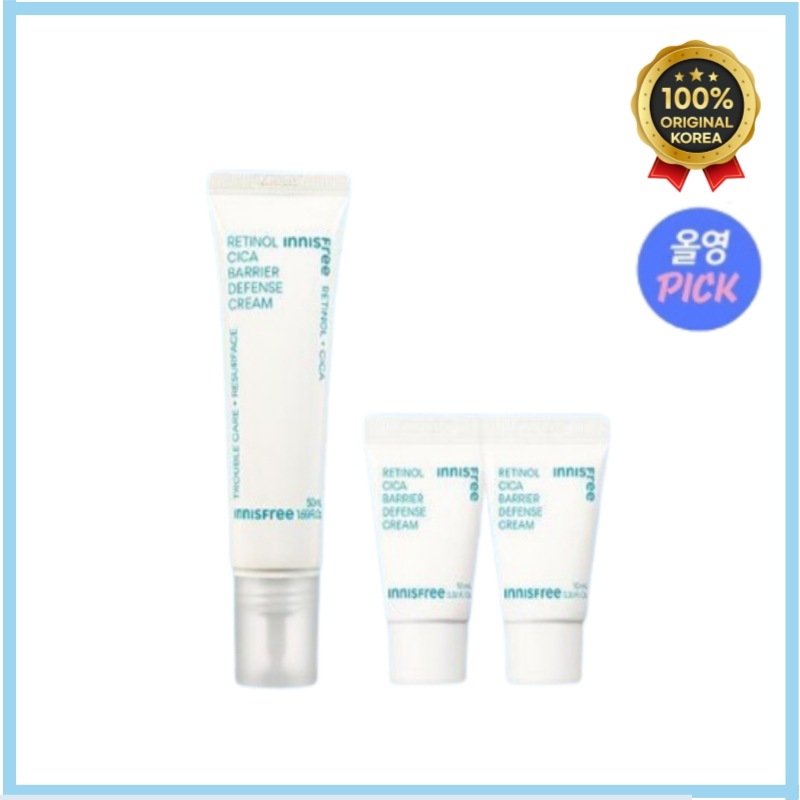 Innisfr** イニスフリ* レチノール シカ跡バリアクリーム 50mL 企画（+20ml） オリーブヤング企画 毛穴面積の改善