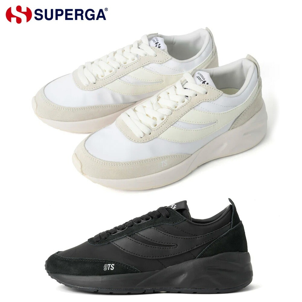 SUPERGA スニーカー レディース 3A6128HW 001 005 スペルガ 4089 TRAINING 9TS SLIM 厚底 スポーティ 90年代