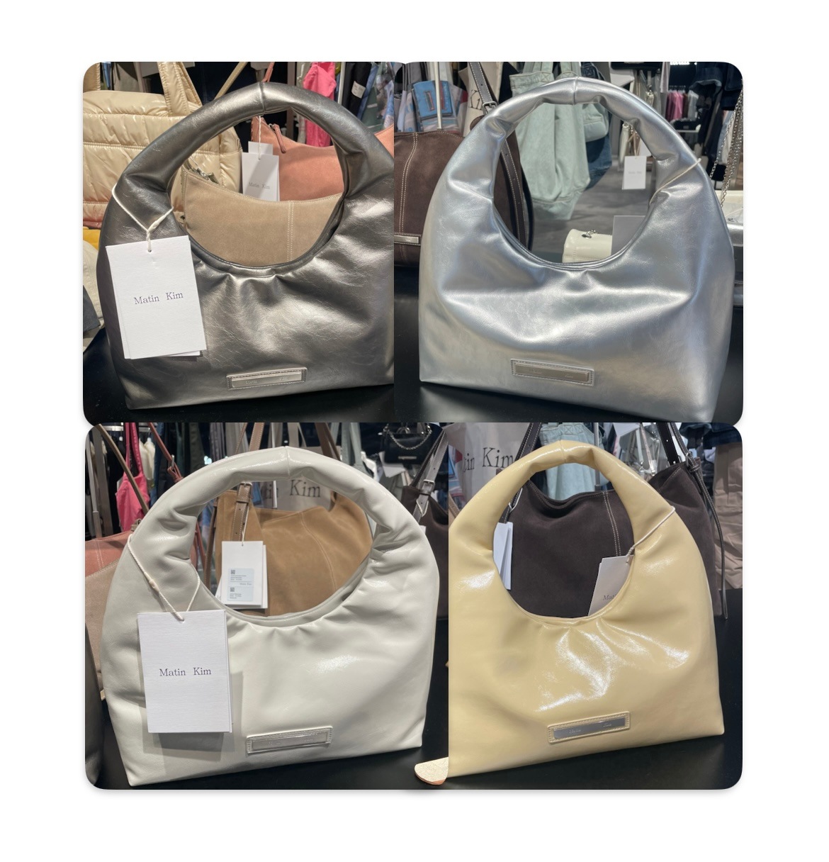 Matin)ロゴエンボ ブルバクがポイントのミニトッドバッグ