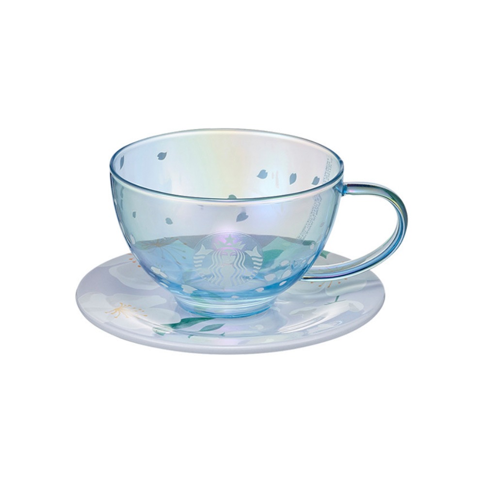 22 チェリー ブルーミング ブルー グラス セラミックソーサー 237ml 韓国スターバ グッズ 5,356円
