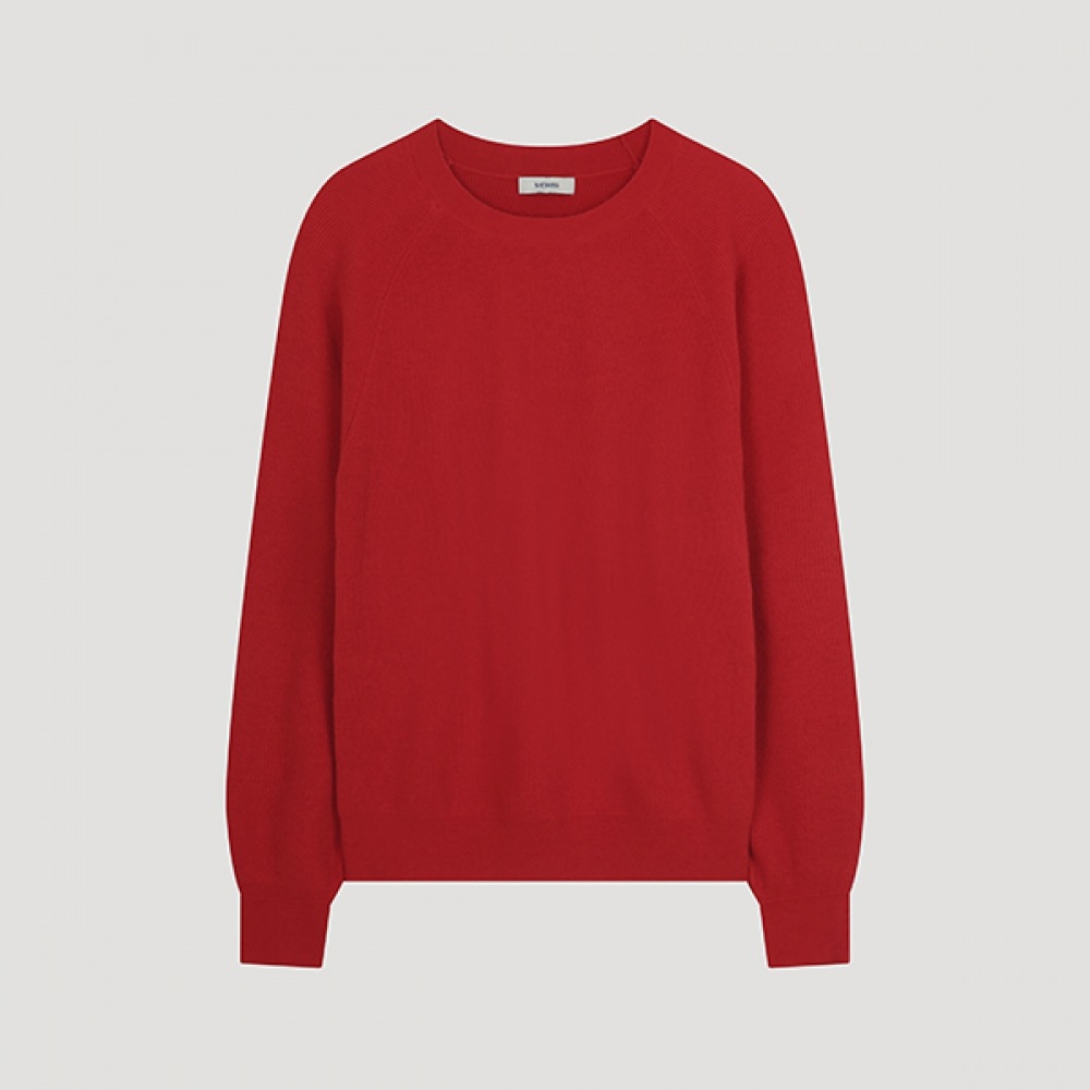 (シールズミス) ラグランラウンドネックニット_SSKPOO42680_RE