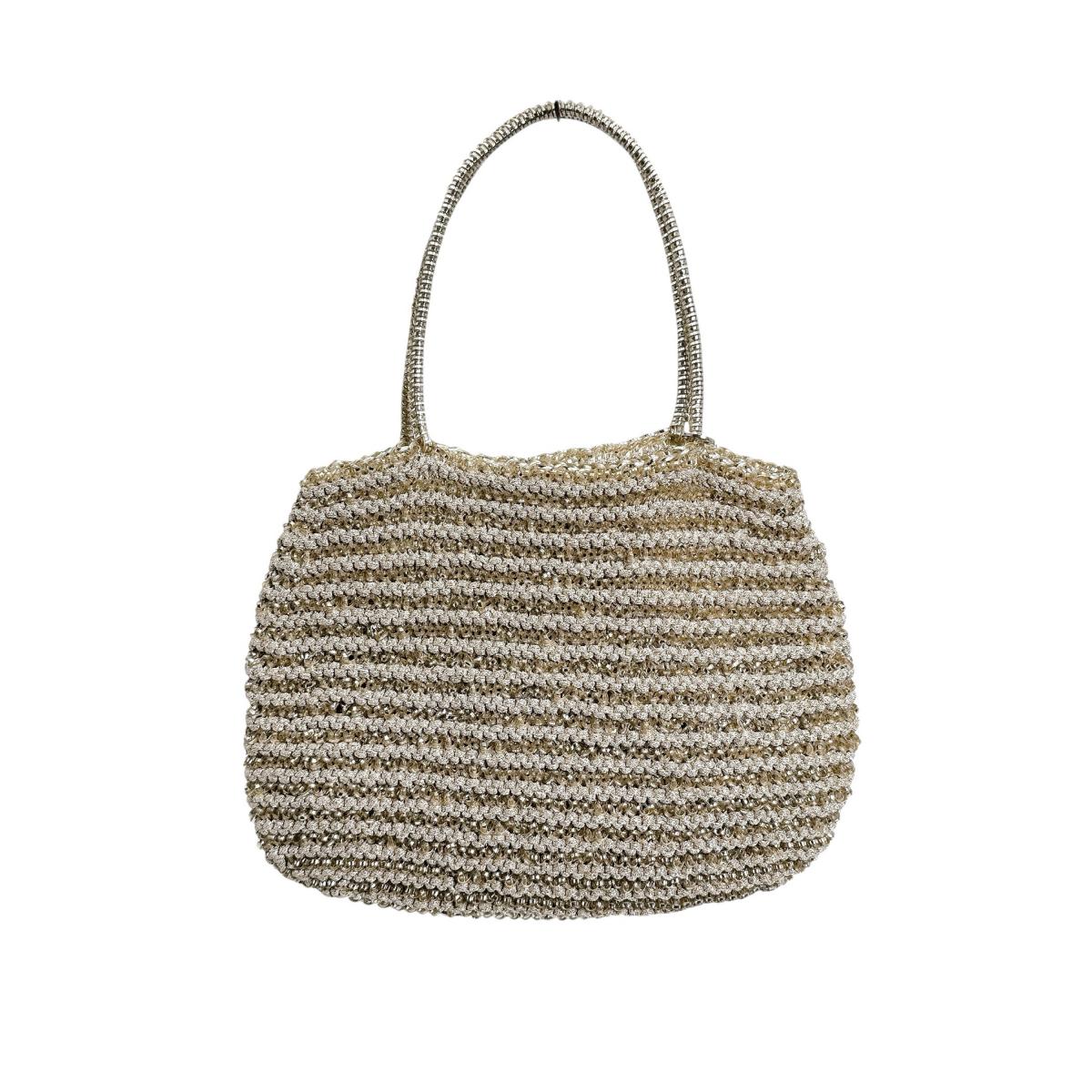 パーティー ワイヤーバッグ ゴールド