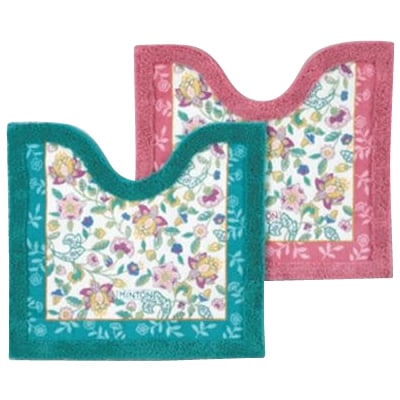 川島織物セルコン MINTON(ミントン) リーガルハドンホールII トイレマット FT1590 RO・ローズ