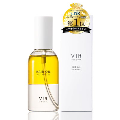 他サイト： VIR TOKYO(ウィルトーキョー) ヘアオイル DUAL ESSENSE(オイル+美容液) 120ml サラサラ 洗い流さないトリートメント 髪 内外ケア スカルプケア 金木犀の香りの商品画像