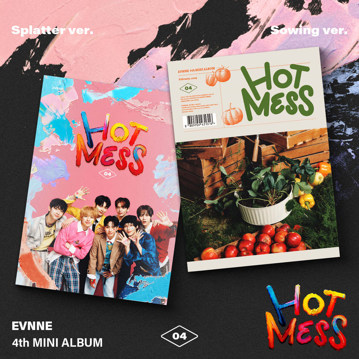 EVNNE ミニアルバム 4集:HOT MESS [2種のうち1種ランダム発送]