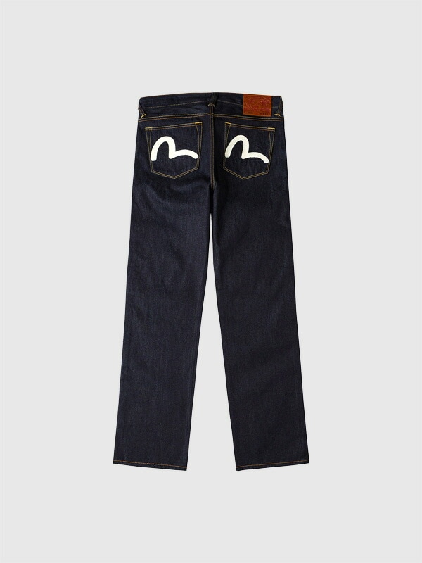 EVISU エヴィス ジーンズ カモメ ＃2000 人気 2EAHTM5JE123320DN Seagull Print Pocket Regular Fit Jeans #2000