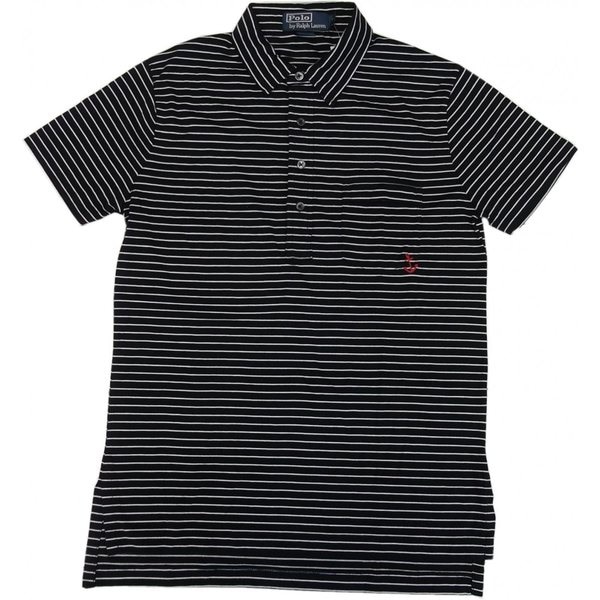 半袖 スムース ボーダーシャツ 天竺 黒 ブラック PR2-035