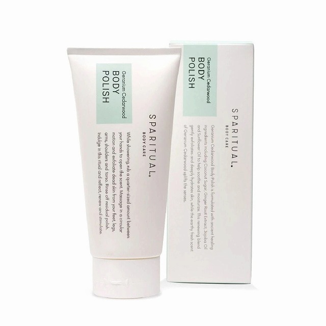 スパリチュアル ゼラニウム シダーウッド ボディポリッシュ 177ml