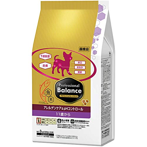 ペットラインプロバラ ペットラインプロフェッショナルバランスアレルゲンケア＆pHコントロール11歳から高齢犬用3kg