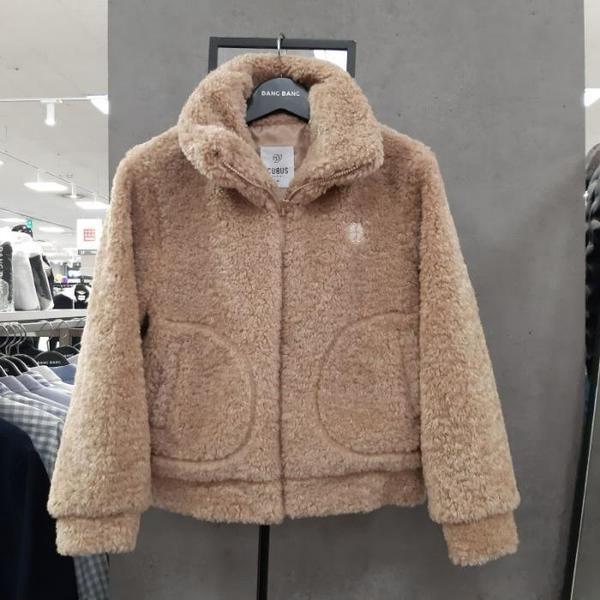 HC09 女性 四つ葉のクローバー ボア フリースジャンパー よれにくい丈夫な生地のボア (S23659519)