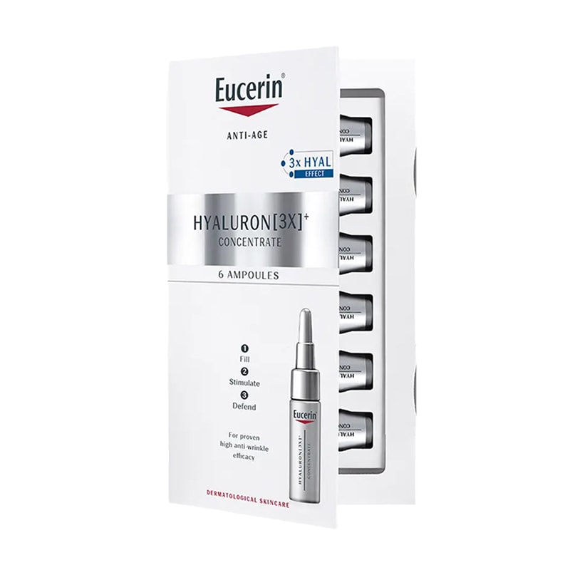 ユセリン_ハイアルロン 3X コンセントレート_美容液 5ml×6本_ヒアルロン酸配合 集中ケア用セラム