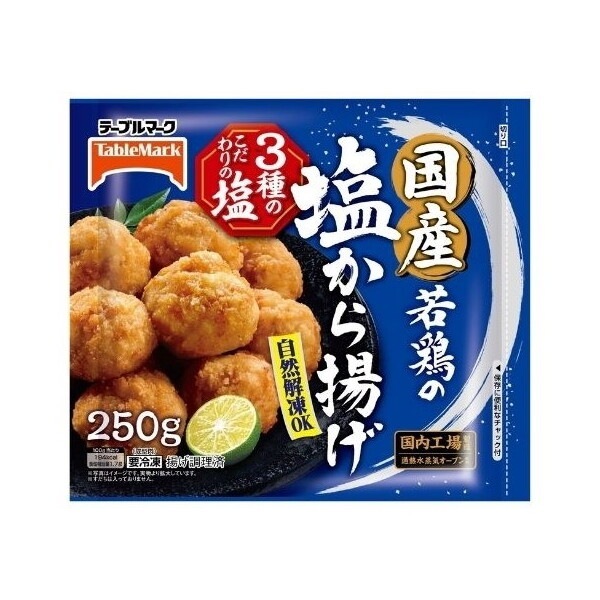 冷凍 国産若鶏の塩から揚げ 250g x15 メーカー直送