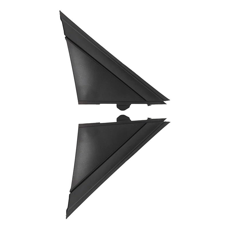 1ペア ドアミラーフラッグモールディング 左運転席右助手席側ドアミラーフラッグカバーモールディング ドアミラーフラッグカバー 1SH17KX7AA 左 右 黒 装飾 交換用 フィアット500 2012