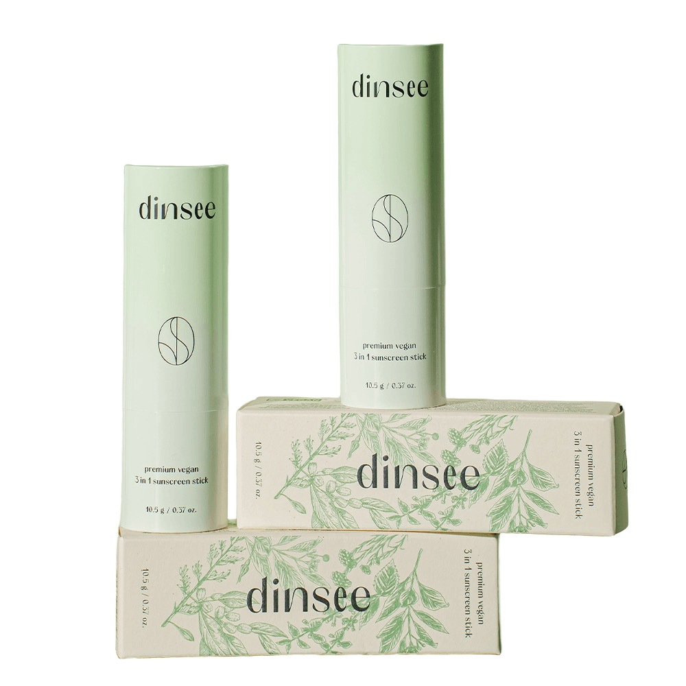 [ディンシー] プレミアム ビーガン スリーイン ワンスティック 105g (SPF50+) 2個+GIFT