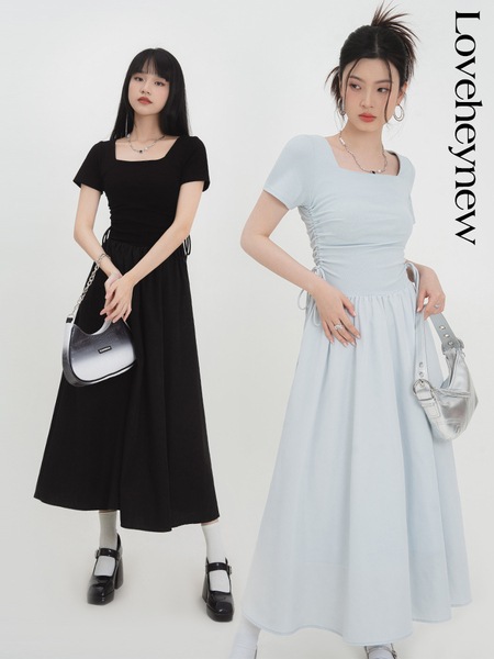 LOVEHEYNEWドレス小さな新鮮な気質巾着