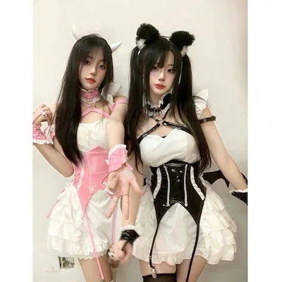 新品掲載！韓国スカートのデザイン感ウエストカバー2024型ファッション洋風2点セットロールプレイング