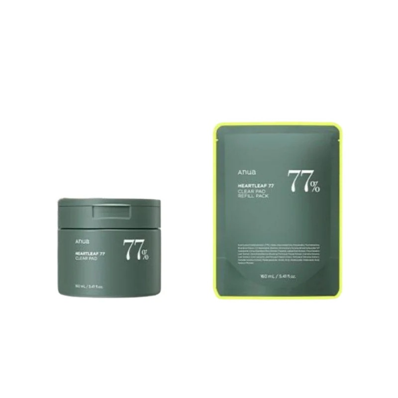 ドクダミ77%クリアパッド 70枚+レフィル70枚