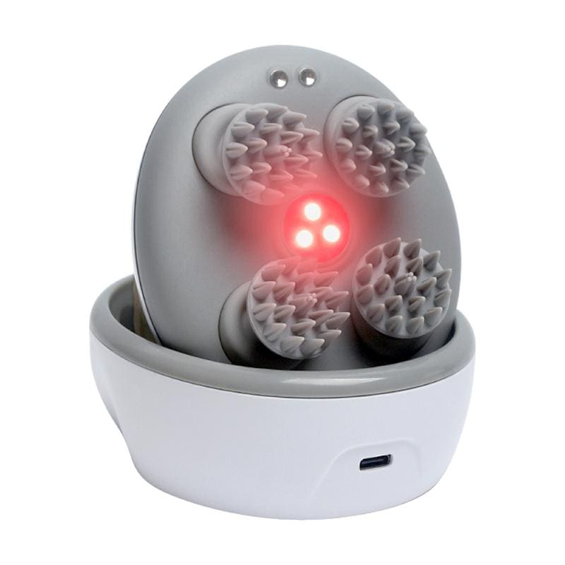 電動頭皮ブラシ 頭皮マッサージ ヘッドスパ ヘッドマッサージ 電動 頭皮 ブラシ 赤外線 頭痛改善 超軽量 ヘッドマッサージャー ヘッドマッサージ器 静音 IPX7防水 乾湿両用 ボディ お風呂