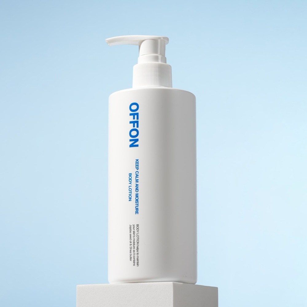 OFFONベタつかない3秒吸収ボディローション（毛穴角化症ニキビ鎮静保湿剤）500ml1個